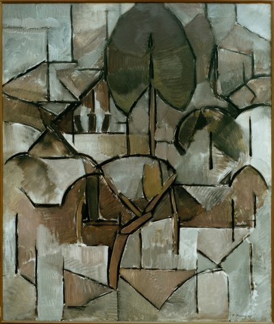 景观树木 作者 Piet Mondrian